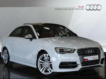 Cars For Sale Audi  S  3  47,048  White  Sedan  Automatic  RWD  Leather  2015  4  Yes  Gasoline