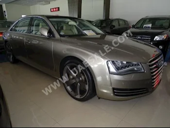 Cars For Sale Audi  A8  4.2  50,000  Gold  Sedan  Automatic  RWD  Leather  2011  8  Panorama  Gasoline