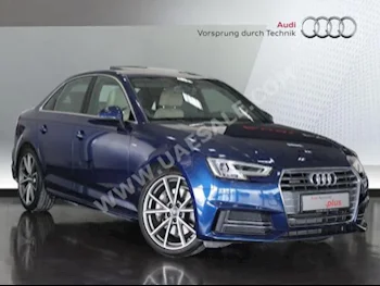 Cars For Sale Audi  A4  45 TFSI  13,200  Blue  Sedan  Automatic  RWD  Leather  2017  4  Yes  Gasoline