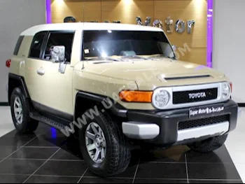 Cars For Sale Toyota  FJ Cruiser  GXR  106,000  Beige  SUV  Automatic  AWD  Cloth  2014  6  No  Gasoline
