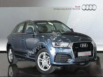 Cars For Sale Audi  Q3  35 TFSI Quattro  15,515  Light Blue  SUV  Automatic  4WD  Leather  2017  4  No  Gasoline
