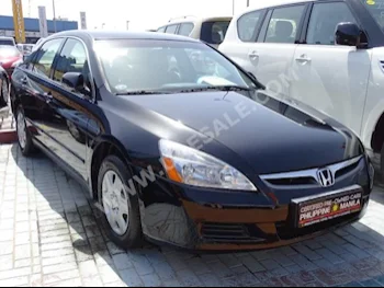 Cars For Sale Honda  Accord  177,000  Black  Sedan  Automatic  FWD  Cloth  2007  4  No  Gasoline