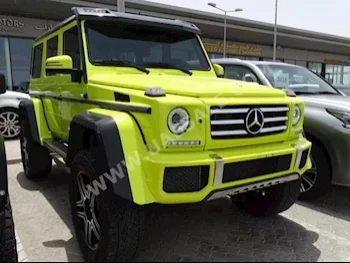 Cars For Sale Mercedes-Benz  G-Class  500  4X4  27,000  Yellow  SUV  Automatic  4WD  Leather  2016  8  Yes  Gasoline