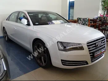 Cars For Sale Audi  A8  4.0  113,000  White  Sedan  Automatic  RWD  Leather  2013  8  Panorama  Gasoline