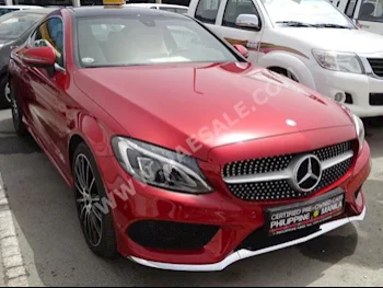Cars For Sale Mercedes-Benz  C-Class  180  8,000  Red  Coupe / Sport  Tiptronic  RWD  Leather  2016  4  Panorama  Gasoline
