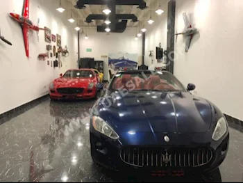 Cars For Sale Maserati  Grancabrio  104,000  Dark Blue  Coupe / Sport  Automatic  RWD  Leather  2012  8  Sky Star  Gasoline