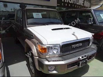 Cars For Sale Toyota  Land Cruiser  LX  0  Beige  Pick Up  Manual  4WD  Cloth  2018  8  No  Diesel