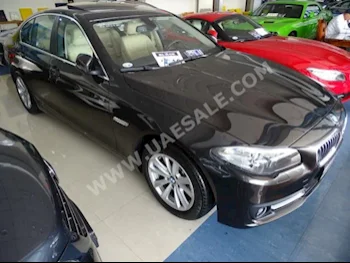 Cars For Sale BMW  5-Series  520i  21,000  Black  Sedan  Automatic  RWD  Leather  2016  6  Yes  Gasoline