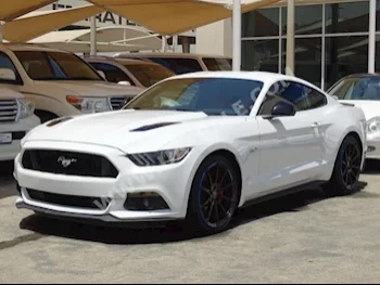 Cars For Sale Ford  Mustang  GT  65,000  White  Coupe / Sport  Automatic  RWD  Leather  2015  8  No  Gasoline