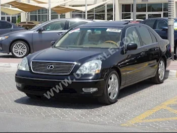 سيارات للبيع لكزس  ال اس  430  81,000  أسود  سيدان  اتوماتك  دفع خلفي  جلد  2001  8  نعم  بنزين