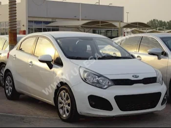 Cars For Sale Kia  Rio  153,690  White  Hatchback  Automatic  FWD  Cloth  2014  4  No  Gasoline