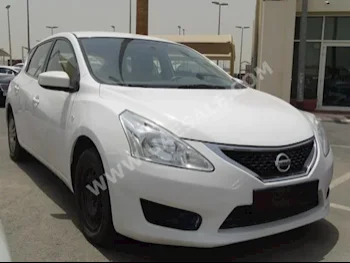 Cars For Sale Nissan  Tiida  55,000  White  Hatchback  Automatic  FWD  Cloth  2014  4  No  Gasoline