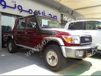 Cars For Sale Toyota  Land Cruiser  79  0  Red  Pick Up  Manual  4WD  Cloth  2018  6  No  Diesel