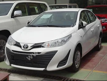 Cars For Sale Toyota  Yaris  0  White  Sedan  Automatic  FWD  Cloth  2019  4  No  Gasoline