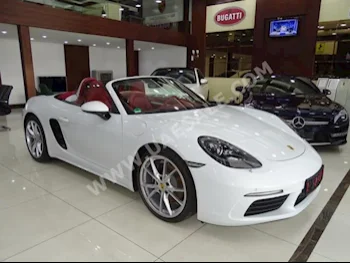 Cars For Sale Porsche  718  Boxster s  0  White  Convertible  Tiptronic  RWD  Leather  2018  6  No  Gasoline