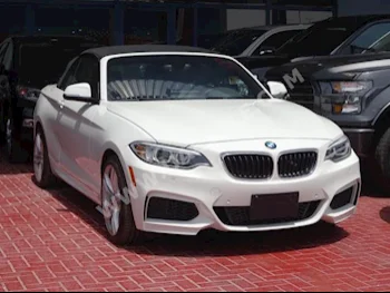 Cars For Sale BMW  2-Series  228 i  24,000  White  Convertible  Tiptronic  RWD  Leather  2016  4  No  Gasoline