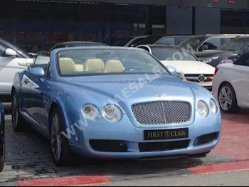 Cars For Sale Bentley  Continental  GTC  91,000  Light Blue  Convertible  Automatic  RWD  Leather  2009  12  No  Gasoline
