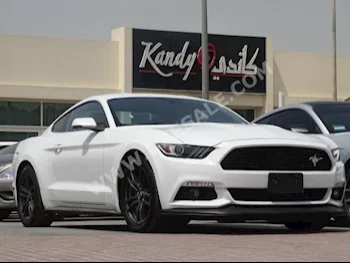 Cars For Sale Ford  Mustang  premium  24,000  White  Coupe / Sport  Automatic  RWD  Leather  2017  6  No  Gasoline