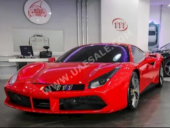Cars For Sale Ferrari  488  GTB  9,000  Red  Coupe / Sport  F-1  RWD  Leather  2016  8  No  Gasoline
