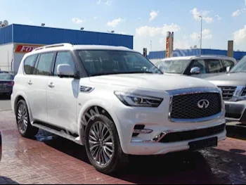 Cars For Sale Infiniti  QX  80  0  White  SUV  Automatic  4WD  Leather  2018  8  Yes  Gasoline
