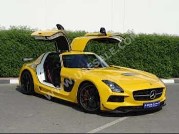 Cars For Sale Mercedes-Benz  SLS-Class  63 AMG  36,000  Yellow  Coupe / Sport  Automatic  RWD  Leather/Chamois  2014  8  No  Gasoline