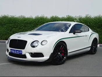 Cars For Sale Bentley  Continental  GT3-R  6,000  White  Coupe / Sport  Automatic  AWD  Leather  2015  12  Yes  Gasoline