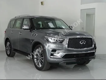 Cars For Sale Infiniti  QX  80  0  Gray  SUV  Automatic  4WD  Leather  2018  8  Yes  Gasoline