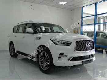 Cars For Sale Infiniti  QX  80  0  White  SUV  Automatic  4WD  Leather  2018  8  Yes  Gasoline