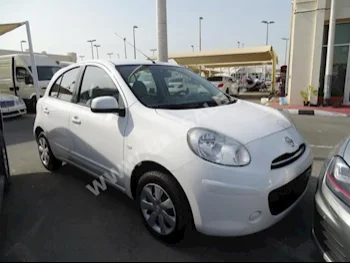 Cars For Sale Nissan  Micra  47,000  White  Hatchback  Automatic  FWD  Cloth  2015  4  No  Gasoline