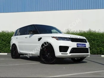 Cars For Sale Land Rover  Range Rover  Sport Super charged  7,000  White  SUV  Automatic  4WD  Leather  2018  8  Panorama  Gasoline