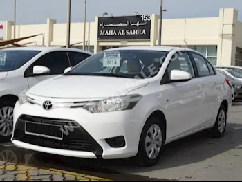 سيارات للبيع تويوتا  ياريس  اس اي  110,000  أبيض  سيدان  اتوماتك  دفع أمامي  مخمل  2014  4  كلا  بنزين