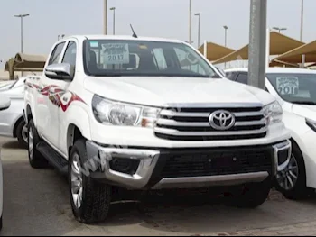 Cars For Sale Toyota  Hilux  GLS  16,000  White  Pick Up  Manual  FWD  Cloth  2018  4  No  Gasoline