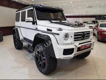 Cars For Sale Mercedes-Benz  G-Class  500 4X4 Brabus  3,000  White  SUV  Automatic  4WD  Leather  2016  8  Yes  Gasoline