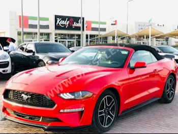 Cars For Sale Ford  Mustang  15,000  Red  Convertible  Automatic  RWD  Leather  2018  4  No  Gasoline