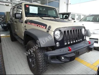 Cars For Sale Jeep  Wrangler  Rubicon  13,000  Beige  SUV  Automatic  4WD  Leather  2017  6  No  Gasoline
