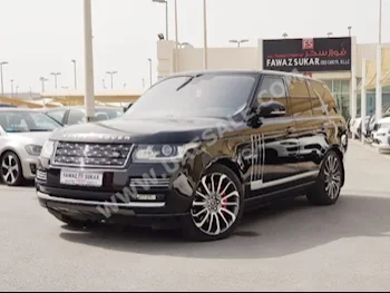 Cars For Sale Land Rover  Range Rover  Vogue Super charged  128,000  Black  SUV  Automatic  4WD  Leather  2015  8  Panorama  Gasoline