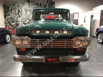 سيارات للبيع فورد  أف  100  110,000  أحمر غامق  بيكب  عادي  دفع خلفي  مخمل  1959  8  كلا  بنزين