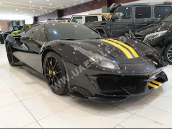 سيارات للبيع فيراري  488  بيستا  0  أسود  كوبيه \ سبورت  اف - 1  دفع كلي مستمر  جلد  2019  8  كلا  بنزين