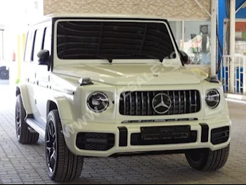 Cars For Sale Mercedes-Benz  G-Class  63 AMG  6,000  White  SUV  Automatic  4WD  Leather  2019  8  Yes  Gasoline