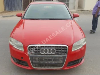 Cars For Sale Audi  A4  2.0 T  85,000  Red  Sedan  Automatic  FWD  Leather  2008  4  Panorama  Gasoline