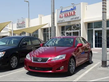 Cars For Sale Lexus  IS  250  180,000  Red  Sedan  Automatic  FWD  Leather  2008  6  Yes  Gasoline