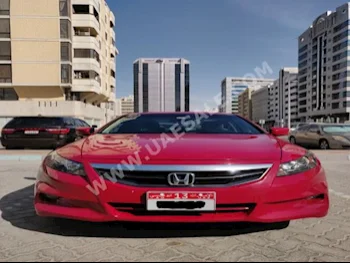 Cars For Sale Honda  Accord  Coupe  104,546  Red  Coupe / Sport  Automatic  FWD  Cloth  2012  4  Yes  Gasoline