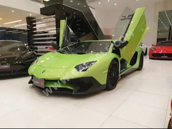 Cars For Sale Lamborghini  Aventador  SV  0  Light Green  Coupe / Sport  F-1  AWD  Leather/Chamois  2017  8  No  Gasoline