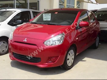 Cars For Sale Mitsubishi  mirage  110,000  Red  Hatchback  Automatic  FWD  Cloth  2014  4  No  Gasoline