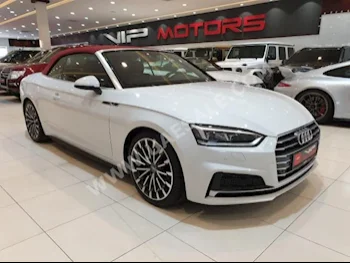 Cars For Sale Audi  A5  S Line  55,000  White  Convertible  Automatic  RWD  Leather  2018  6  No  Gasoline