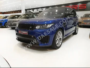 Cars For Sale Land Rover  Range Rover  Sport SVR  15,000  Blue  SUV  Automatic  4WD  Leather  2015  8  Panorama  Gasoline