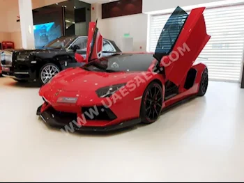 Cars For Sale Lamborghini  Aventador  22,000  Red  Coupe / Sport  F-1  AWD  Leather  2014  10  No  Gasoline