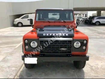 Cars For Sale Land Rover  Defender  90  0  Orange  Pick Up  Manual  4WD  Leather  2016  4  No  Diesel