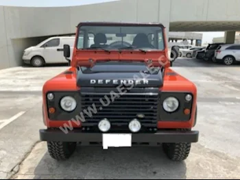 Cars For Sale Land Rover  Defender  90  6,000  Orange  Pick Up  Manual  4WD  Cloth  2015  4  No  Diesel