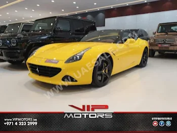 Cars For Sale Ferrari  California F1  T  6,500  Yellow  Convertible  F-1  RWD  Leather  2015  8  Yes  Gasoline
